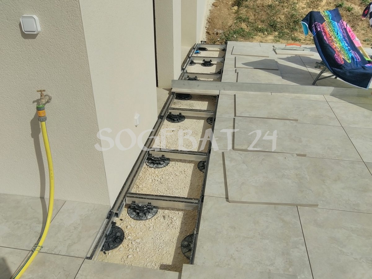Construction de piscine avec terrasse et abords - Chazottes – 28