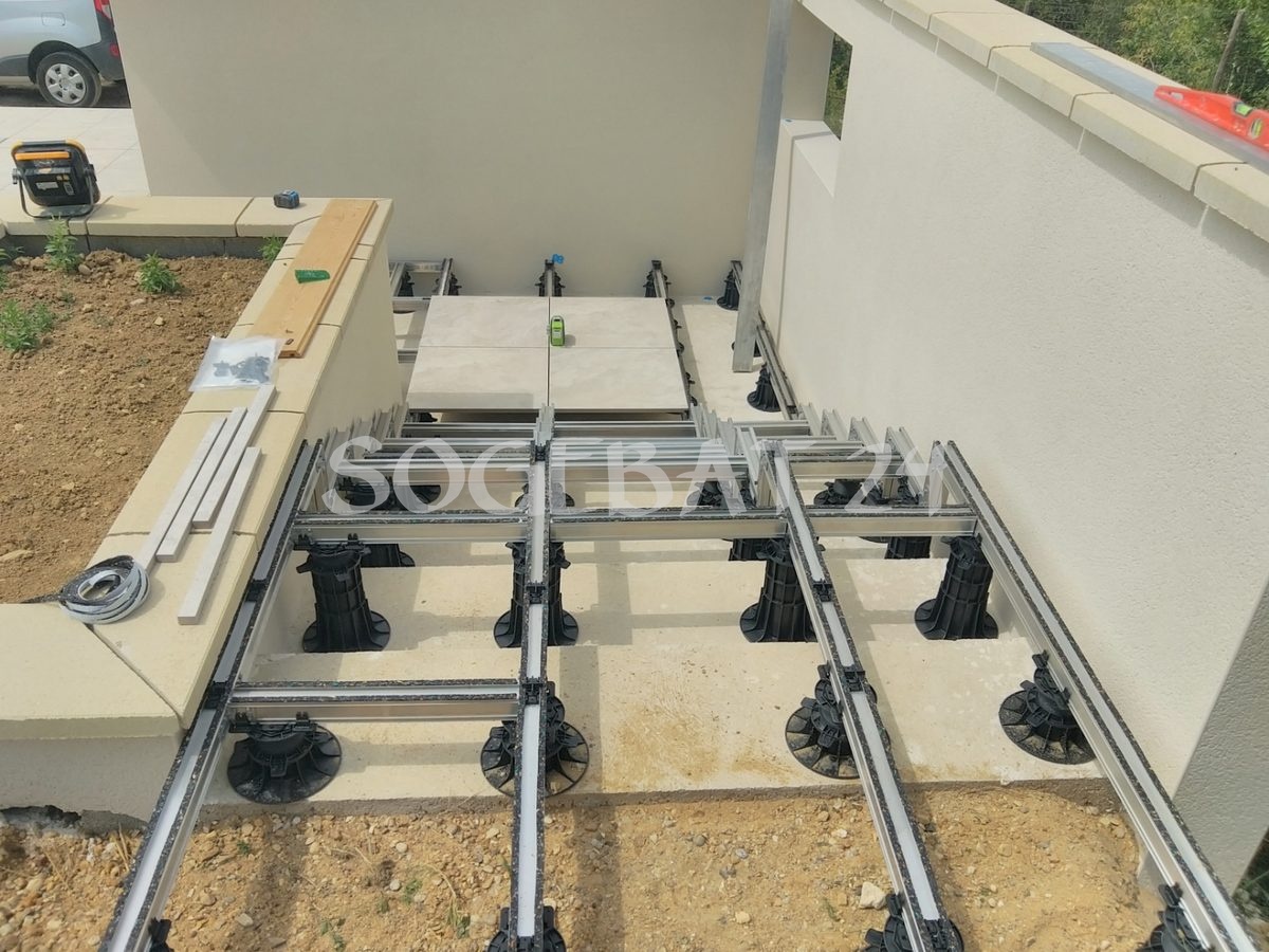 Construction de piscine avec terrasse et abords - Chazottes – 20