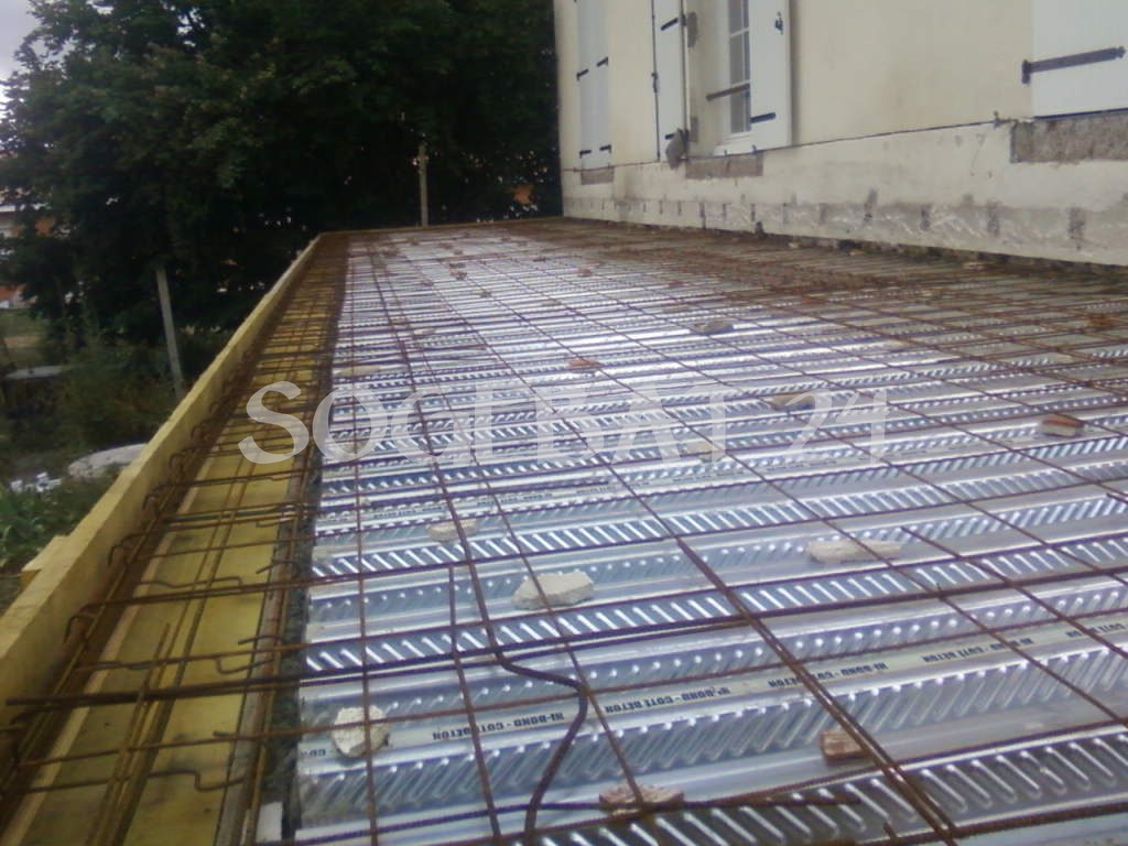 Terrasse Lacroix - Construction toiture terrasse avec structure métallique – 34