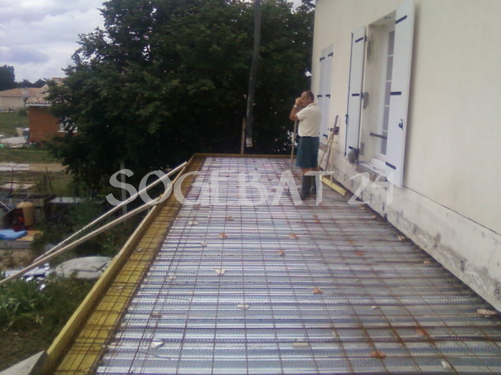 Terrasse Lacroix - Construction toiture terrasse avec structure métallique – 27