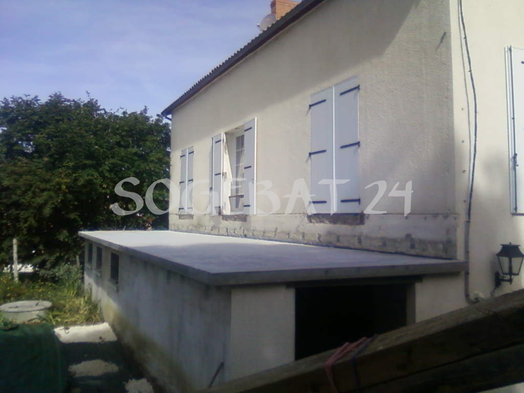 Terrasse Lacroix - Construction toiture terrasse avec structure métallique – 18