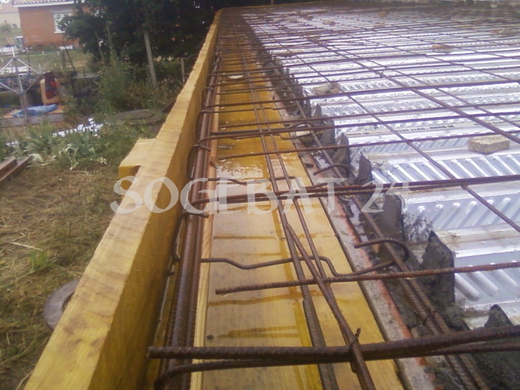 Terrasse Lacroix - Construction toiture terrasse avec structure métallique – 12