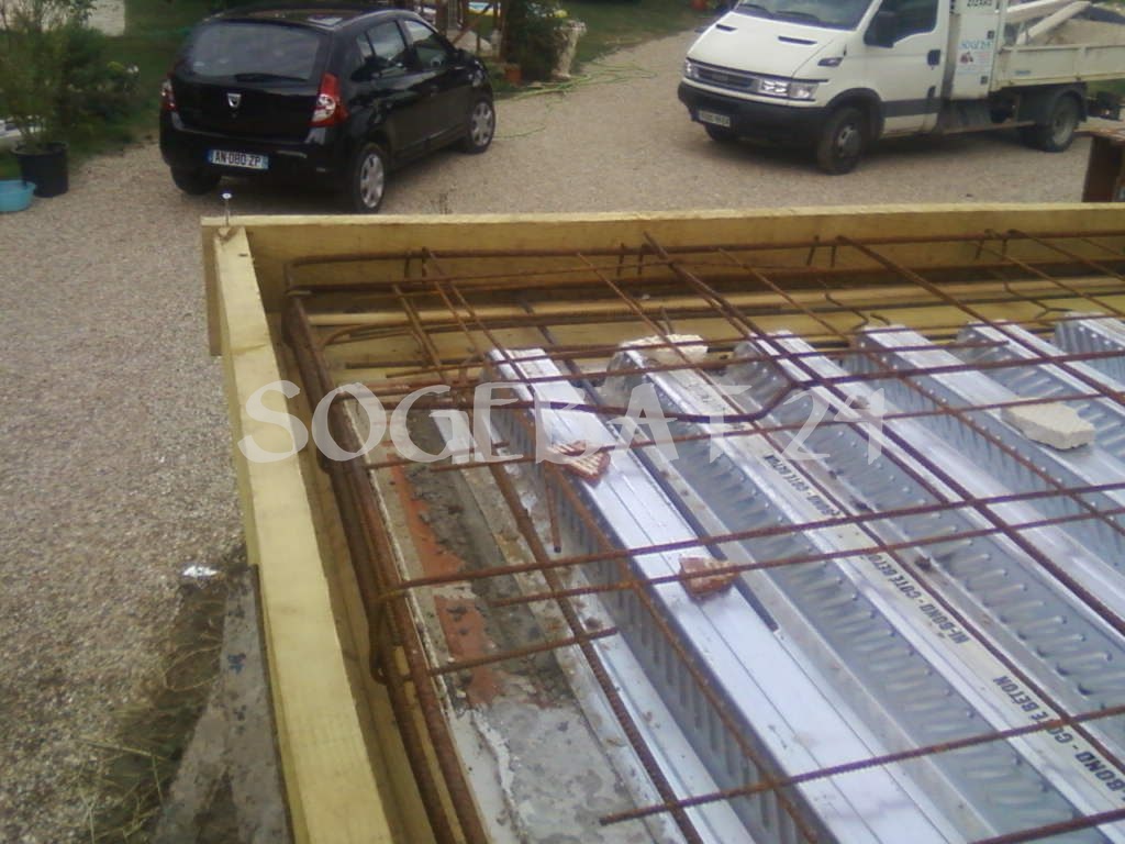 Terrasse Lacroix - Construction toiture terrasse avec structure métallique – 11