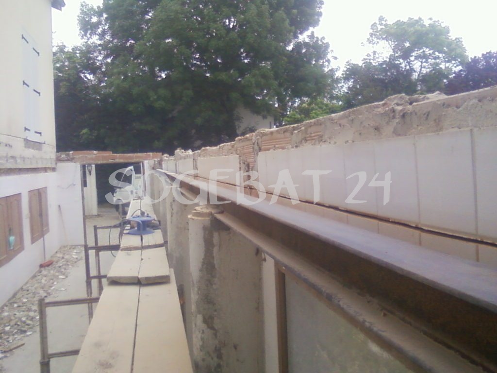 Terrasse Lacroix - Construction toiture terrasse avec structure métallique – 6