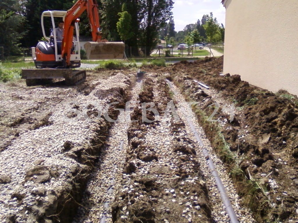 Terrassement et mise en place d'assainissement - Landais – 5