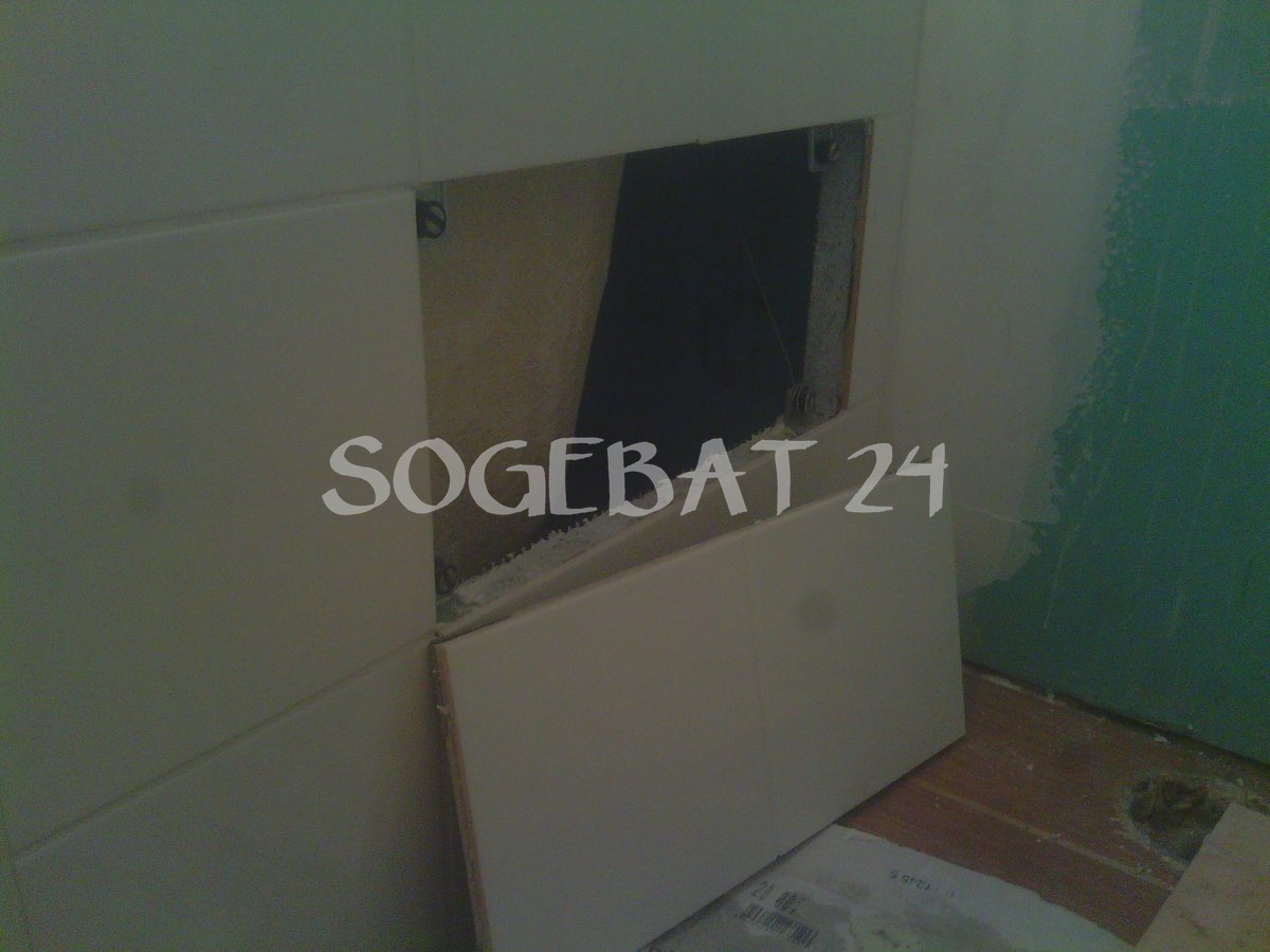 Rénovation salle de bains - Pose de revêtements et équipements sanitaires – 3
