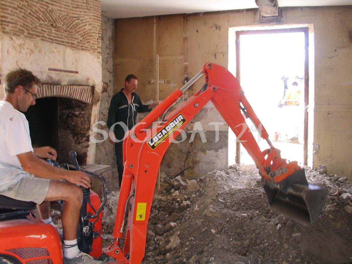 Rénovation complète avec dallage - Le Septy, Pomport à Pomport – 20