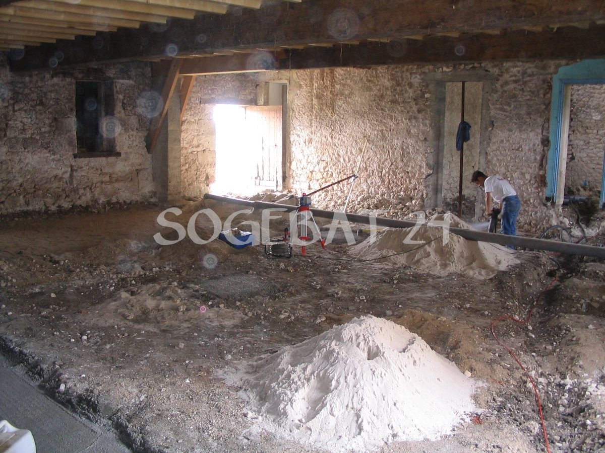 Rénovation complète avec dallage - Le Septy, Pomport à Pomport – 17