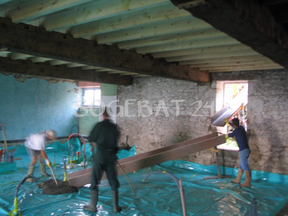 Rénovation complète avec dallage - Le Septy, Pomport à Pomport – 8