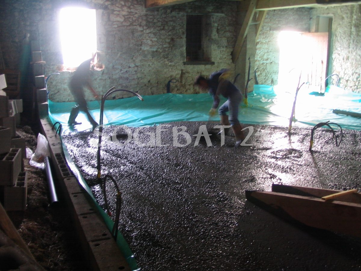 Rénovation complète avec dallage - Le Septy, Pomport à Pomport – 7