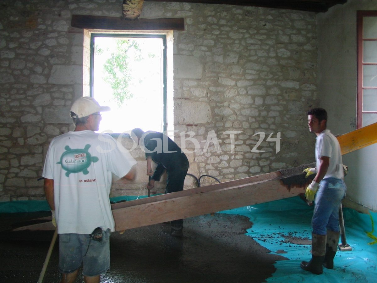 Rénovation complète avec dallage - Le Septy, Pomport à Pomport – 2