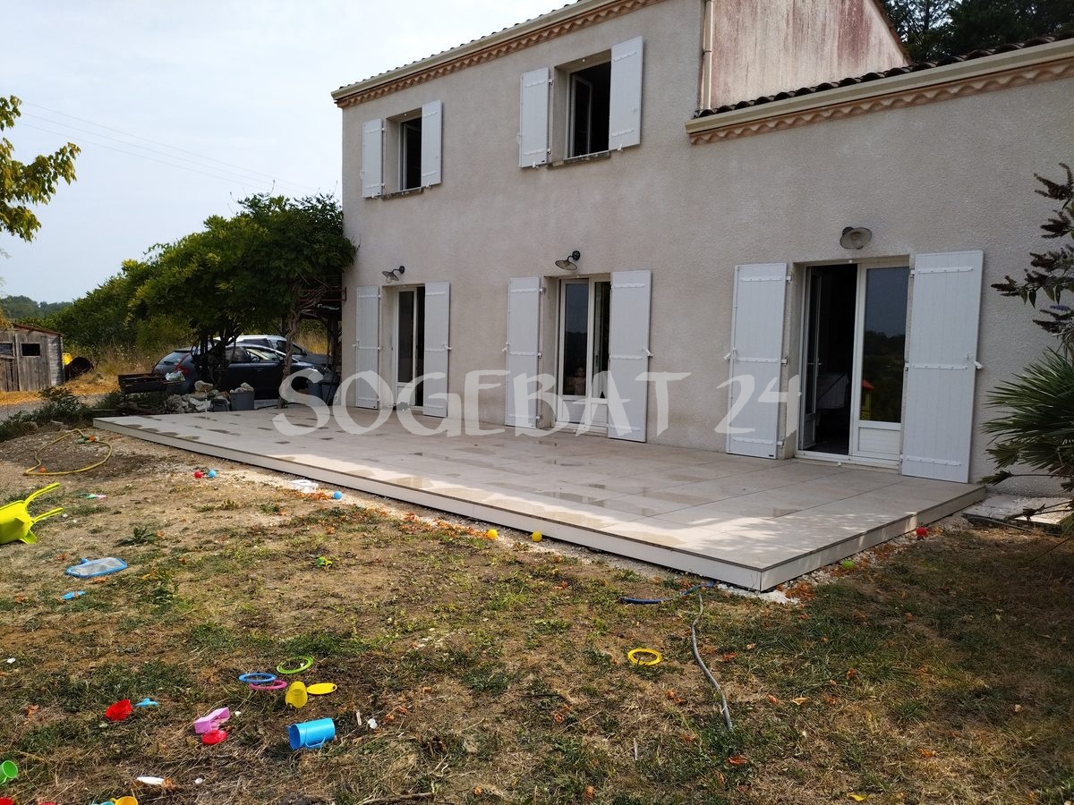 Rénovation terrasse extérieure  sur plots et profils – 9