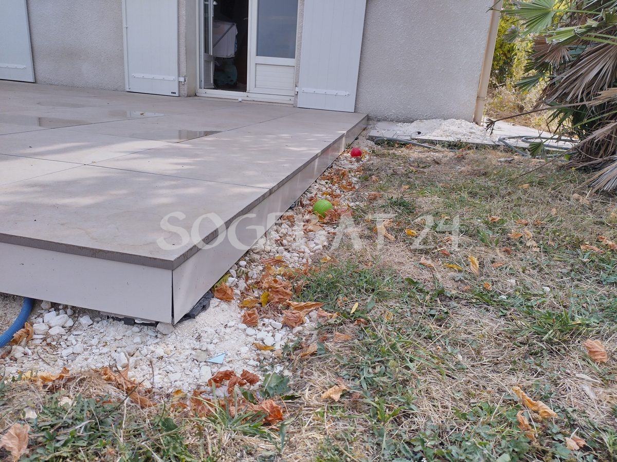 Rénovation terrasse extérieure  sur plots et profils – 8