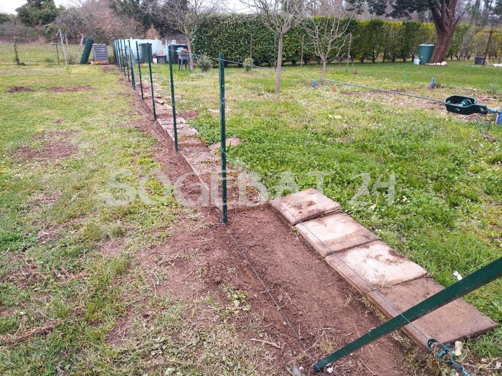 Aménagement de parcelle avec terrassement et clôture – 2