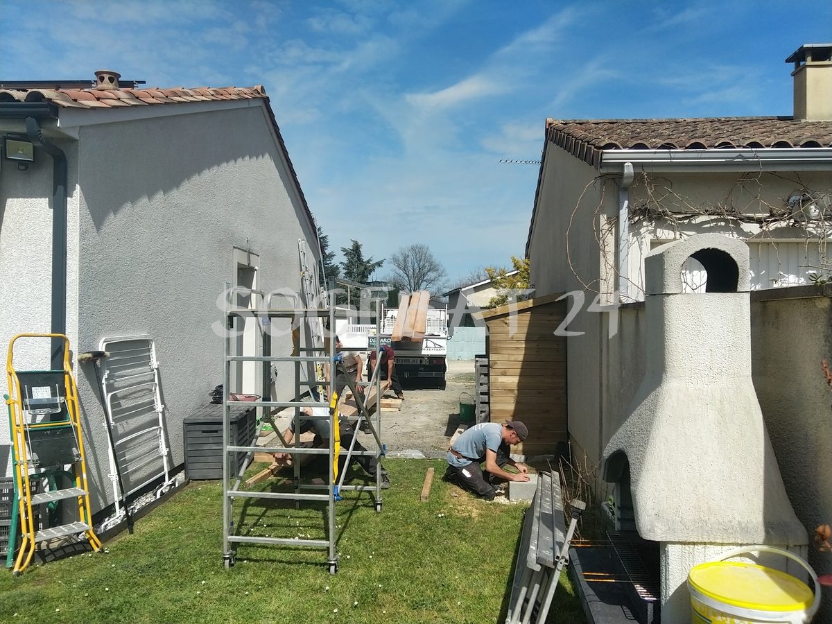 Construction d'un apentis-carport à Pineuilh à Pineuilh – 5