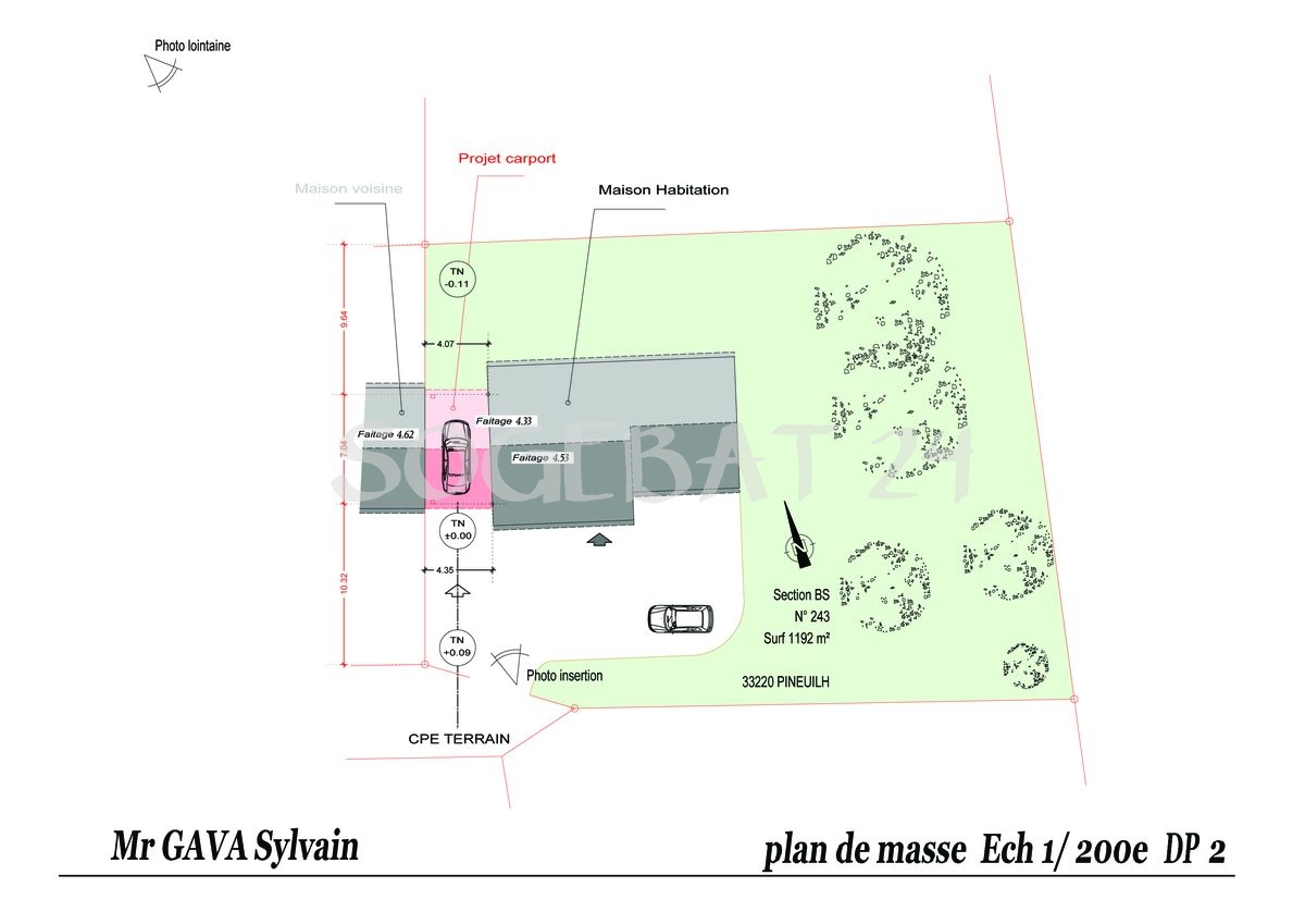 Construction d'un carport contre une maison individuelle à Pineuilh à Pineuilh – 8