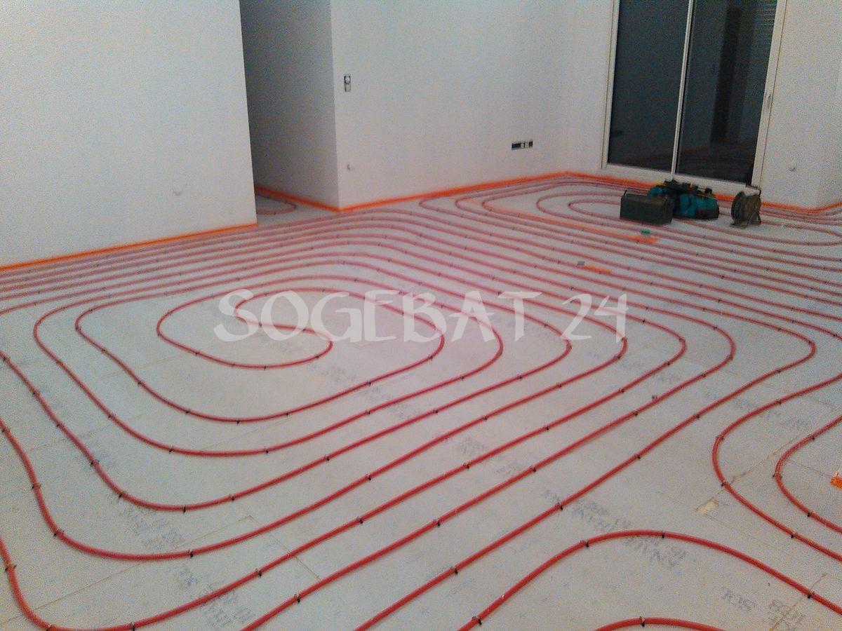 Installation de chauffage par sol radiant - Pineuilh à Pineuilh – 18