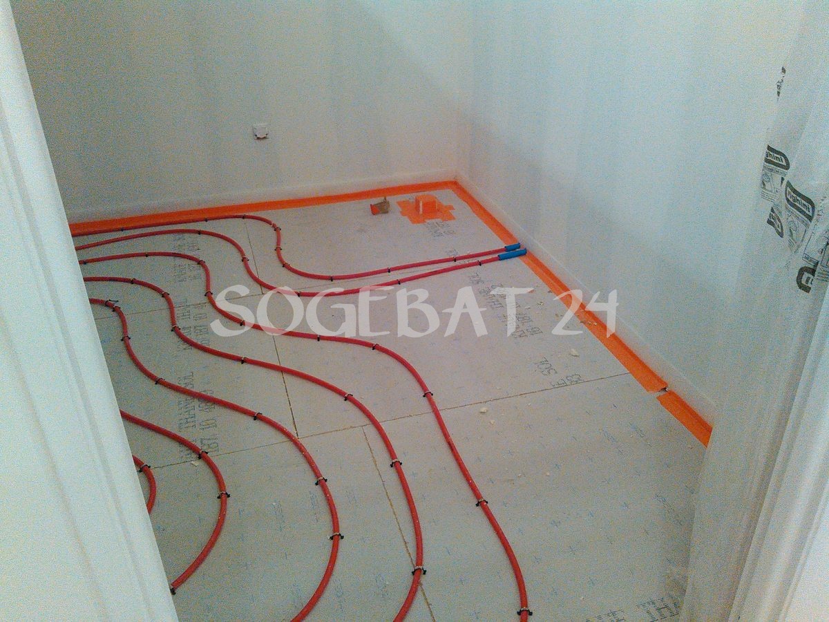 Installation de chauffage par sol radiant - Pineuilh à Pineuilh – 16