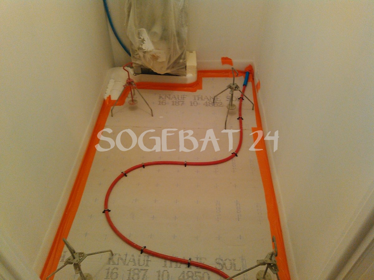 Installation de chauffage par sol radiant - Pineuilh à Pineuilh – 14