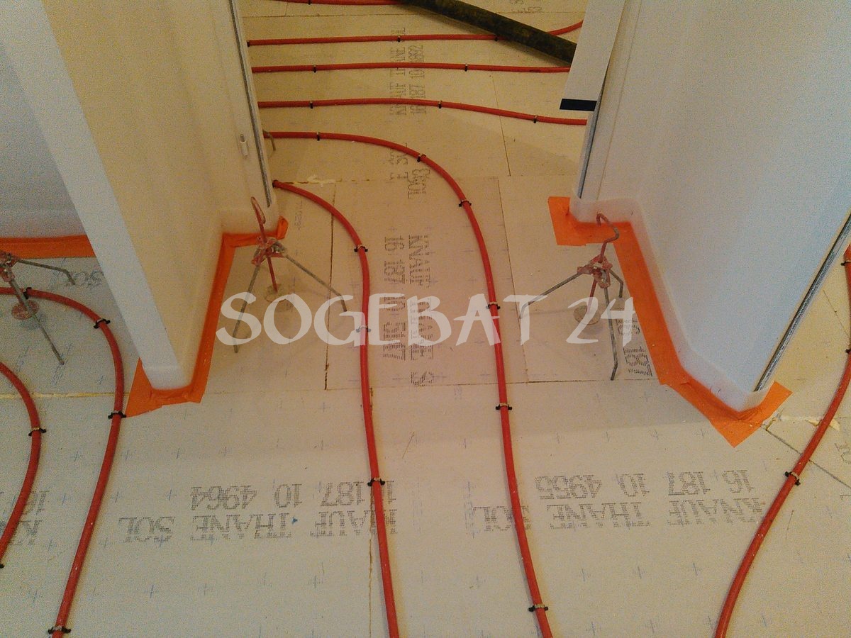 Installation de chauffage par sol radiant - Pineuilh à Pineuilh – 11