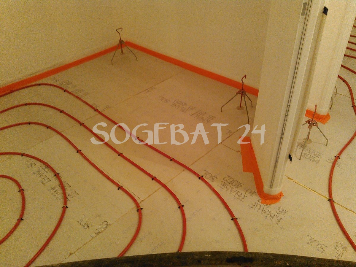 Installation de chauffage par sol radiant - Pineuilh à Pineuilh – 9