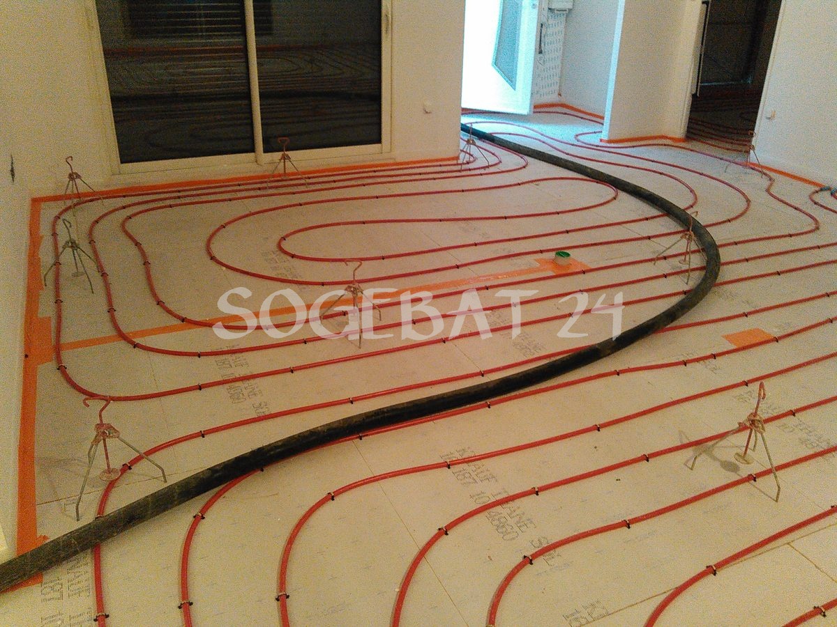 Installation de chauffage par sol radiant - Pineuilh à Pineuilh – 5