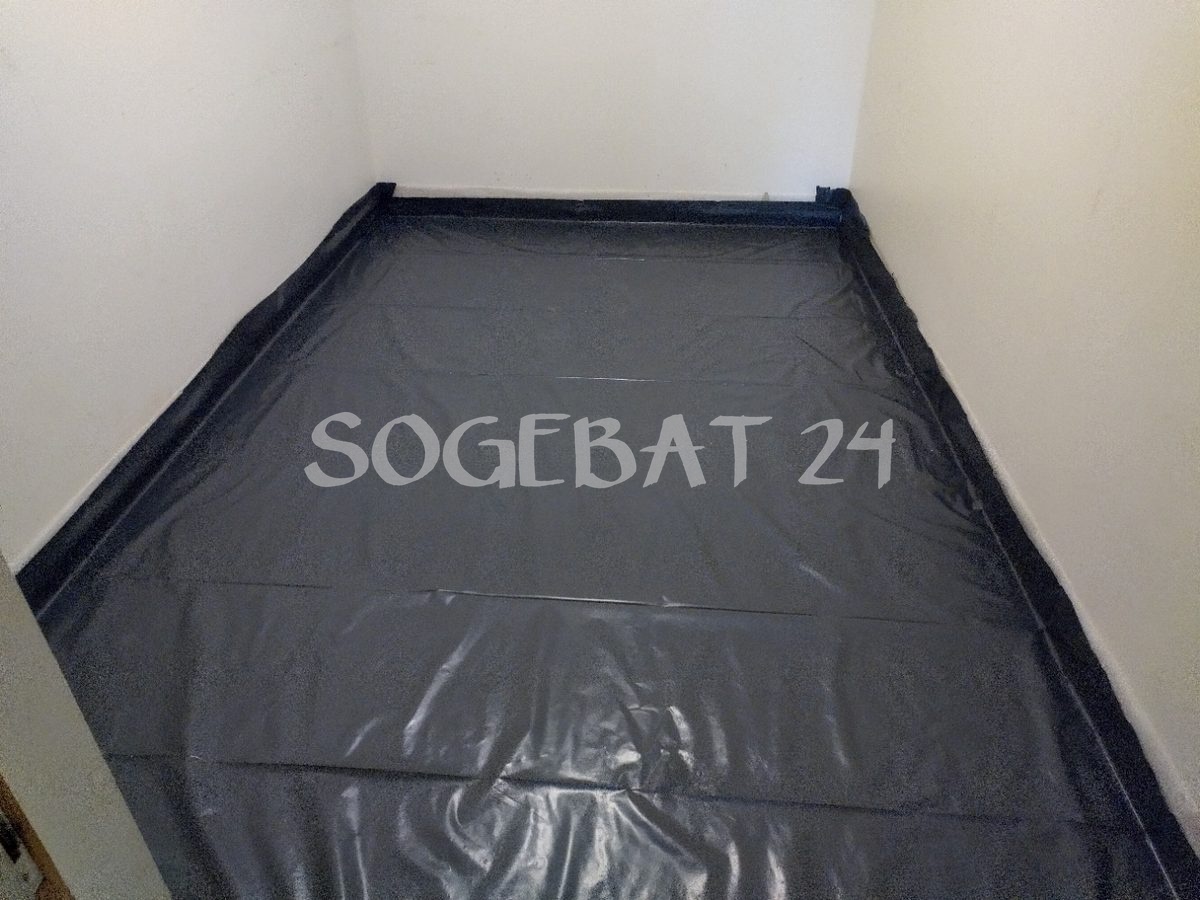 Rénovation sol intérieur avec mise en place polyane – 4